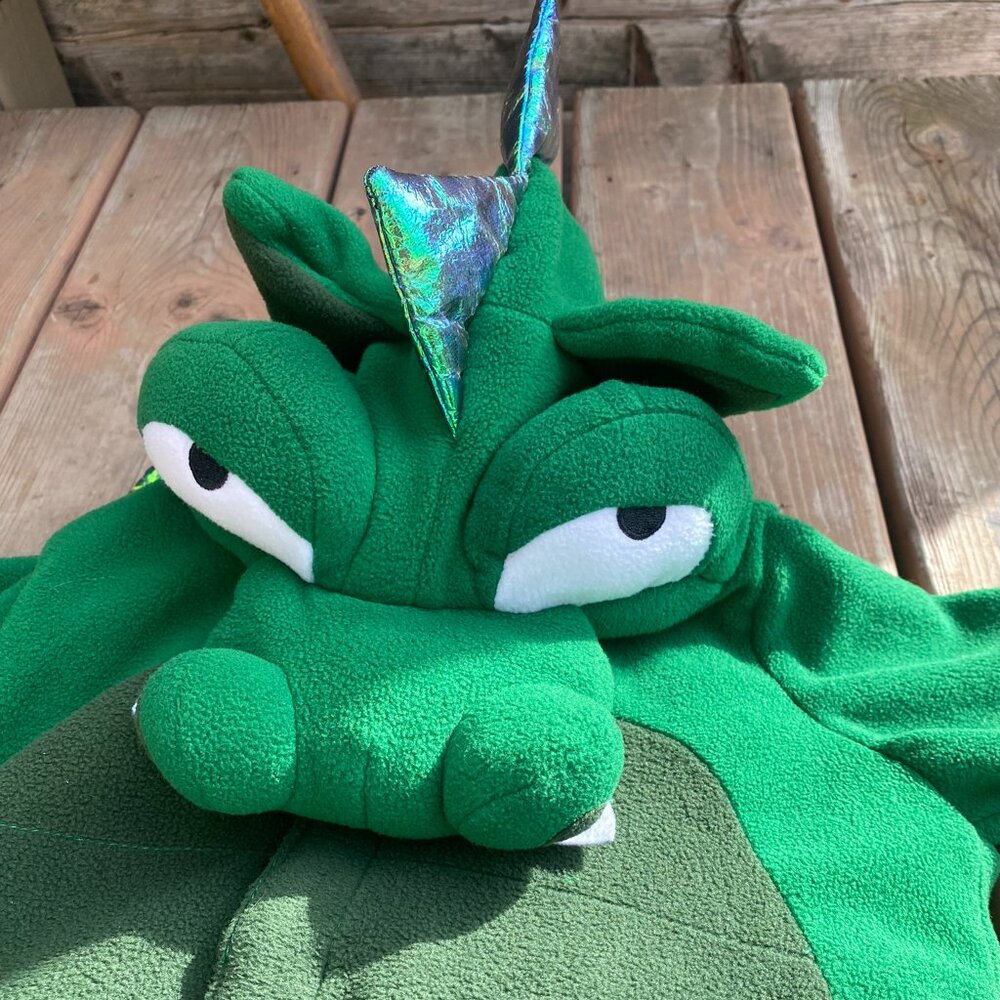 Old Navy Toddler Dragon Halloween Fantasy Costume Green